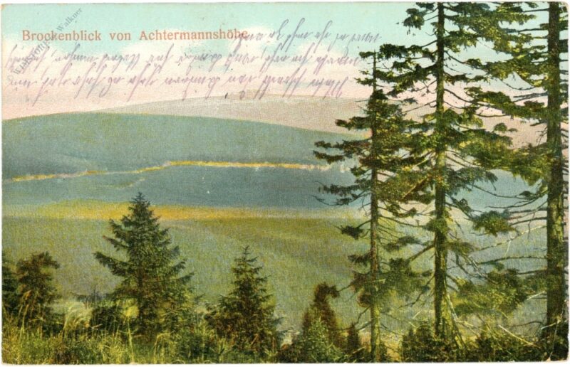 brockenblick, von achtermannshöhe brockenblick, von achtermannshöhe