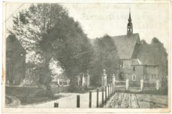 wietmarschen, alte stiftskirche mit hölz. glockenturm