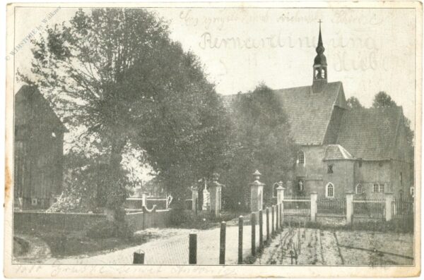 wietmarschen, alte stiftskirche mit hölz. glockenturm
