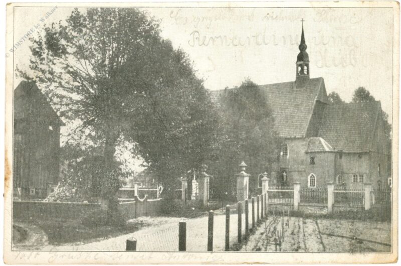wietmarschen, alte stiftskirche mit hölz. glockenturm wietmarschen, alte stiftskirche mit hölz. glockenturm