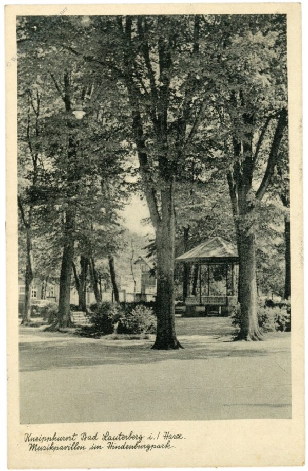 bad lauterberg i. harze, musikpavillon im hindenburgpark