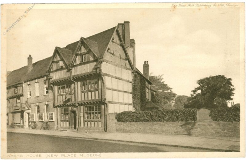 stratford upon avon, nash's house stratford upon avon, nash's house