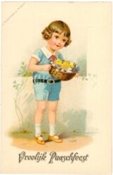 ostern, kind mit küken ostern, kind mit küken