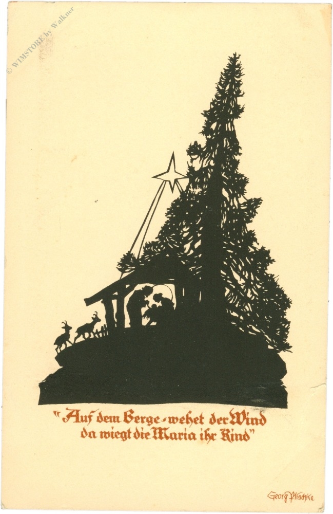 weihnachten, plischke karte, auf dem berge... weihnachten, plischke karte, auf dem berge...