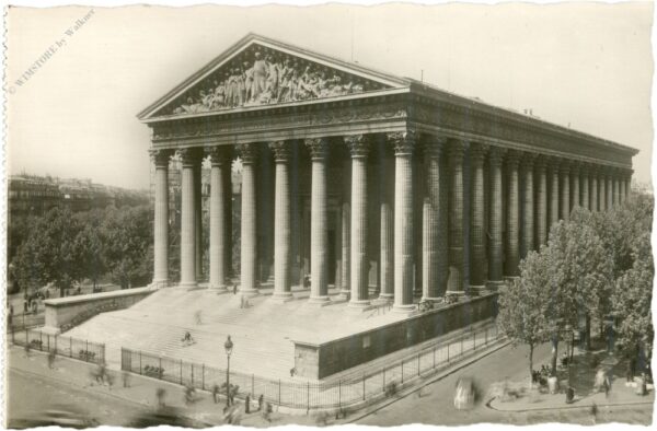 paris, l'eglise de la madeleine