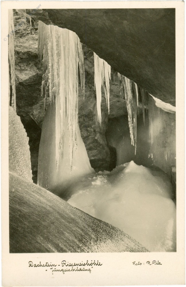 dachstein, eisriesenhöhle, jungeisbildung