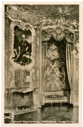 münchen, schloss nymphenburg, amalienburg, schlafzimmer