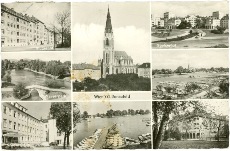 wien 21, donaufeld, multiansicht