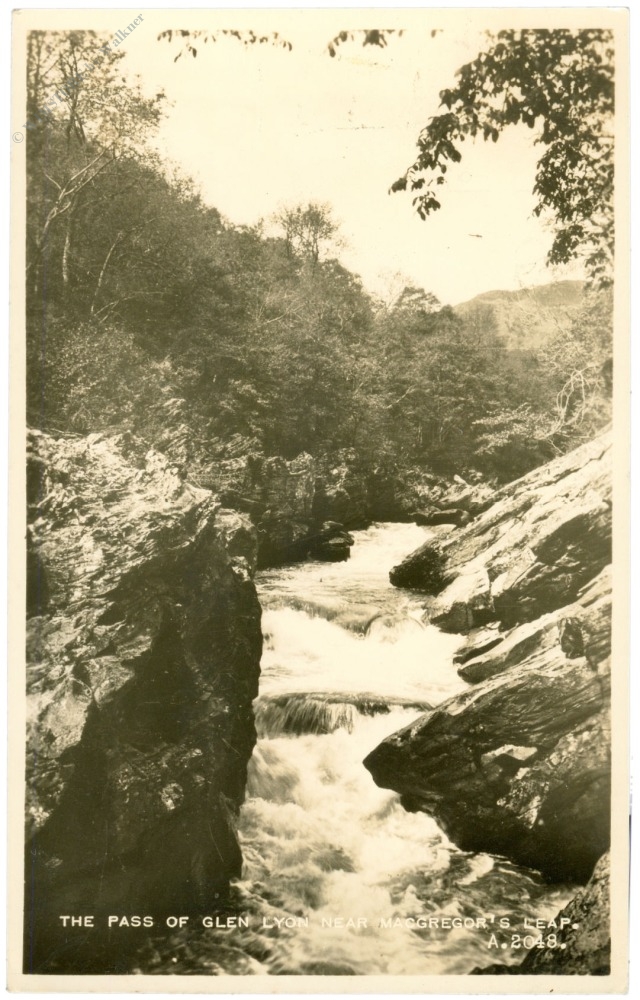 perth, the pass of glen lyon near macgregor's leap