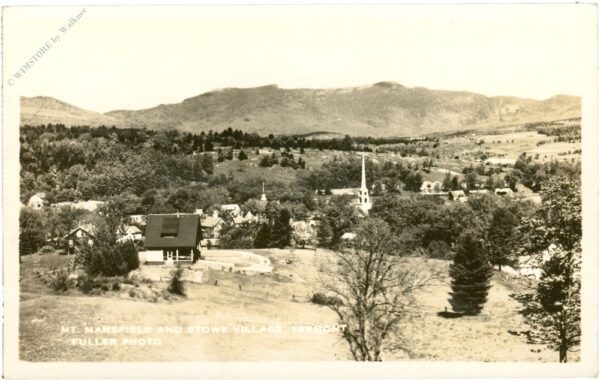 vermont, mt. mansfield and stowe village