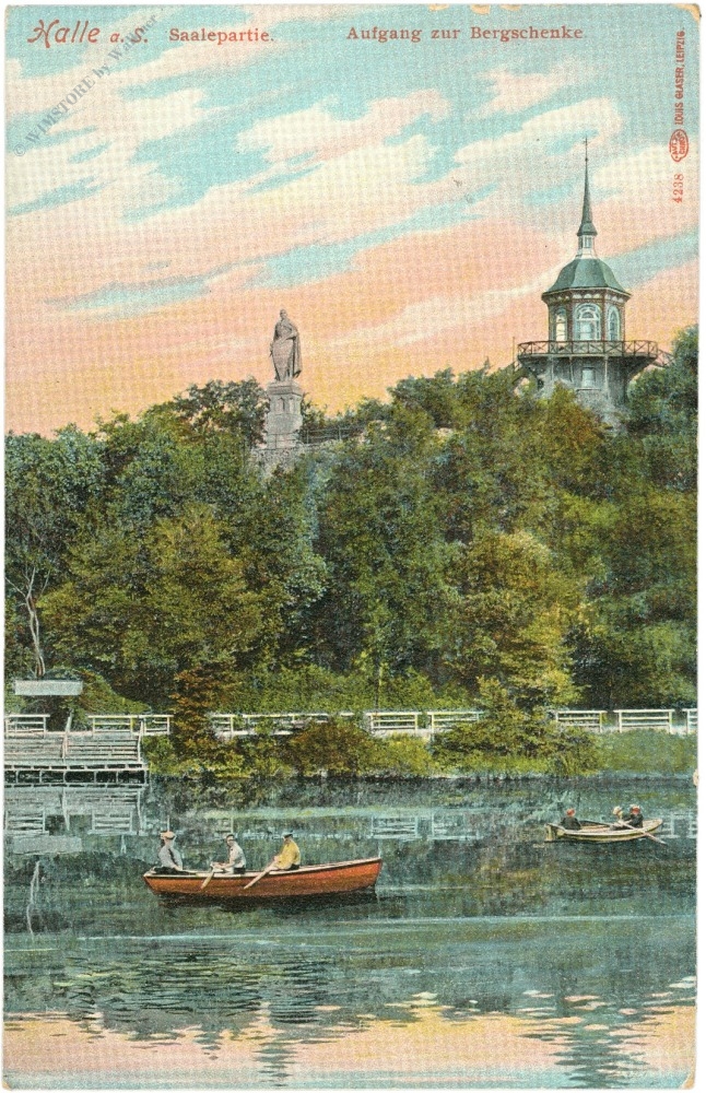 halle a.s., saalepartie, aufgang zur bergschenke halle a.s., saalepartie, aufgang zur bergschenke
