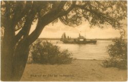 hamburg, blick auf die elbe bei teufelsbrück