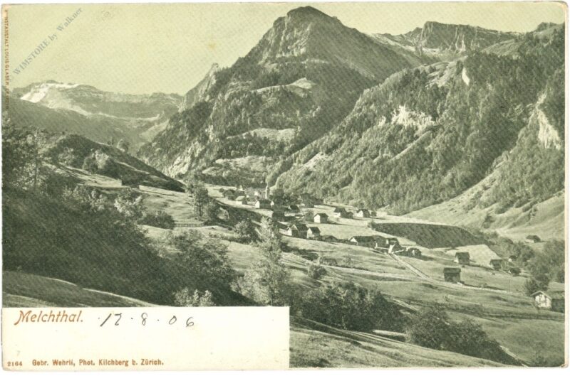 melchtal, ortsansicht melchtal, ortsansicht