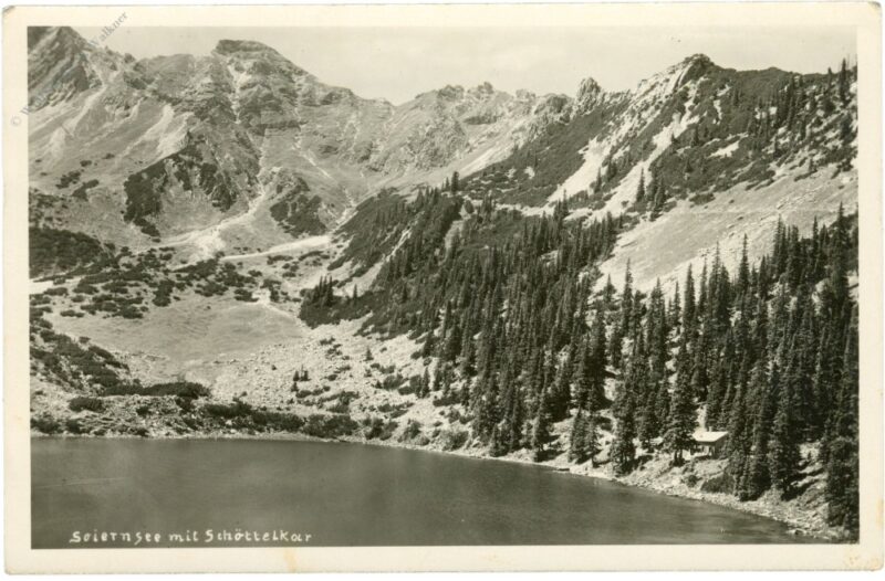 soiernsee, mit schöttelkar soiernsee, mit schöttelkar