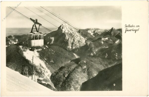 ebensee, seilbahn am feuerkogel