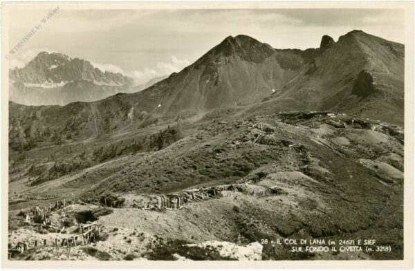 col di lana, ansicht col di lana, ansicht