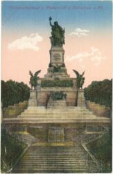 rüdesheim, nationaldenkmal am niederwald
