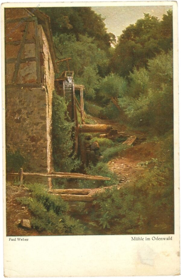 odenwald, mühle im odenwald (p. weber)
