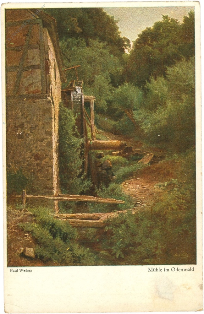 odenwald, mühle im odenwald (p. weber) odenwald, mühle im odenwald (p. weber)