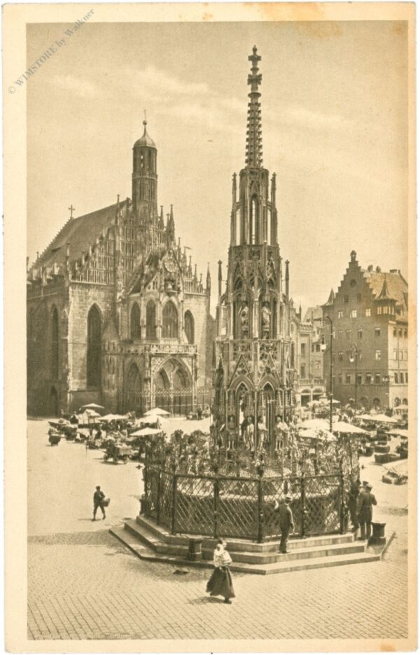 nürnberg, der schöne brunnen
