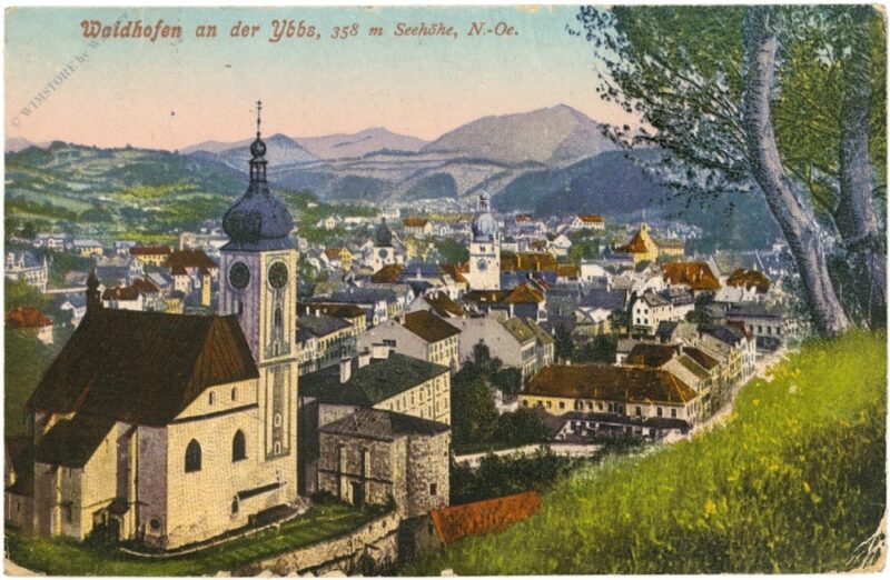 waidhofen an der ybbs, ortsansicht waidhofen an der ybbs, ortsansicht