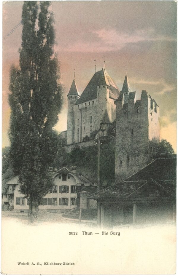 thun, die burg thun, die burg