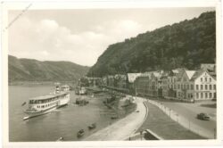 st. goar am rhein, rheinpromenade