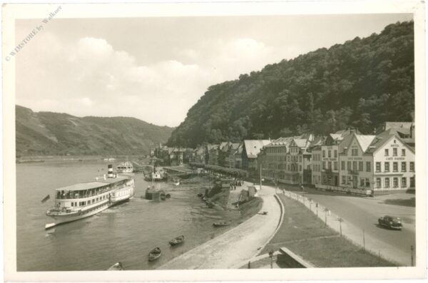 st. goar am rhein, rheinpromenade