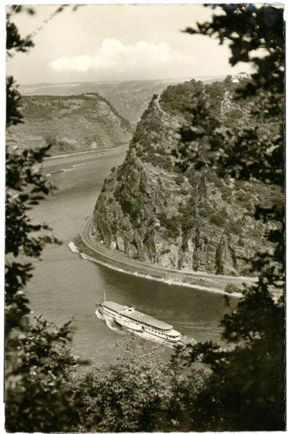 st. goarshausen, der rhein. die loreley