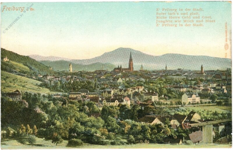 freiburg, ortsansicht freiburg, ortsansicht