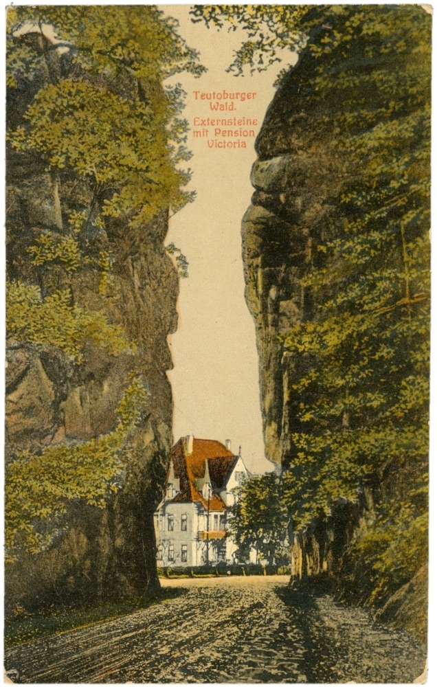 teutoburger wald, externsteine mit pension victoria teutoburger wald, externsteine mit pension victoria