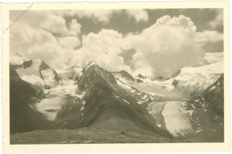 obergurgl, blick von der hohen mutt auf den gaisberg und rotmoos gletscher obergurgl, blick von der hohen mutt auf den gaisberg und rotmoos gletscher