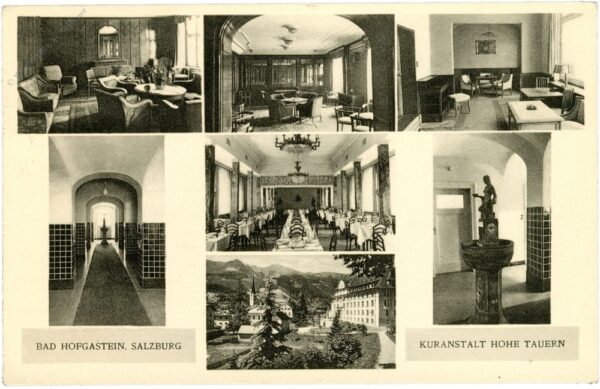 bad hofgastein, kuranstalt hohe tauern, multiansicht