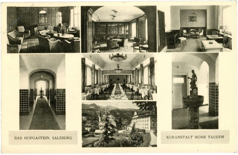 bad hofgastein, kuranstalt hohe tauern, multiansicht bad hofgastein, kuranstalt hohe tauern, multiansicht