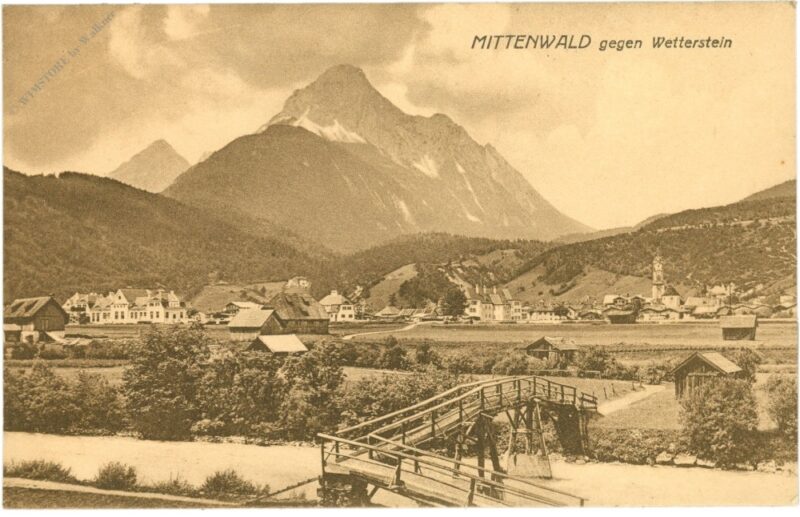 mittenwald, gegen wetterstein mittenwald, gegen wetterstein