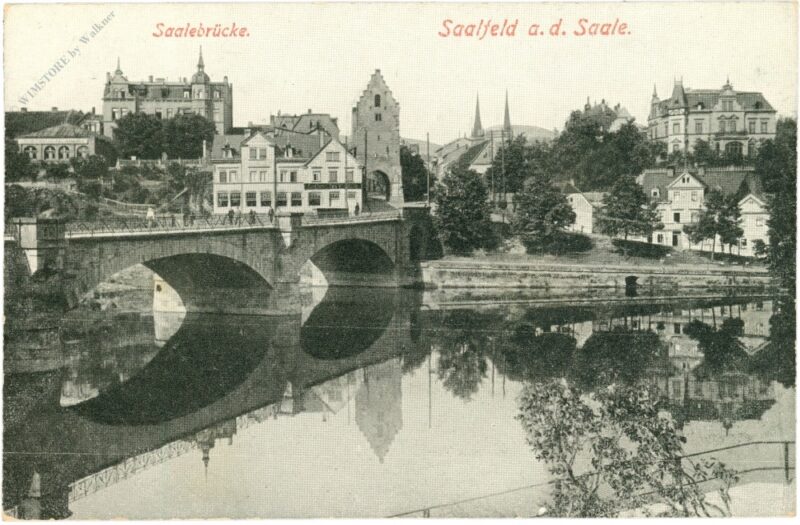 saalfeld a.d. saale, saalebrücke saalfeld a.d. saale, saalebrücke
