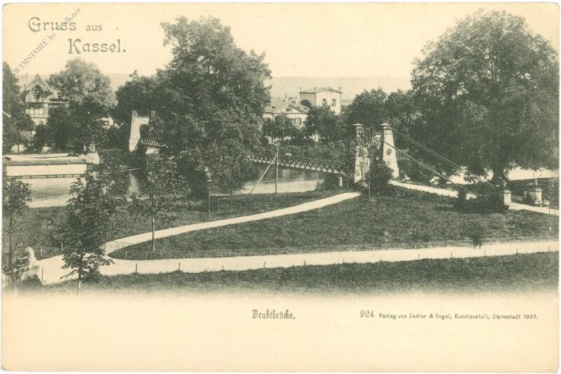 kassel, drahtbrücke kassel, drahtbrücke