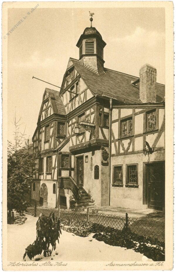 assmannshausen am rhein, altes haus