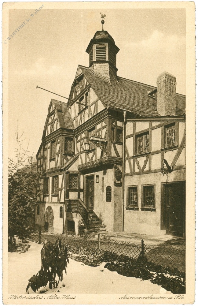 assmannshausen am rhein, altes haus assmannshausen am rhein, altes haus