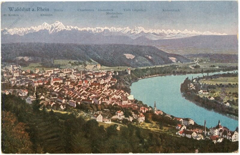 waldshut am rhein, panorama waldshut am rhein, panorama