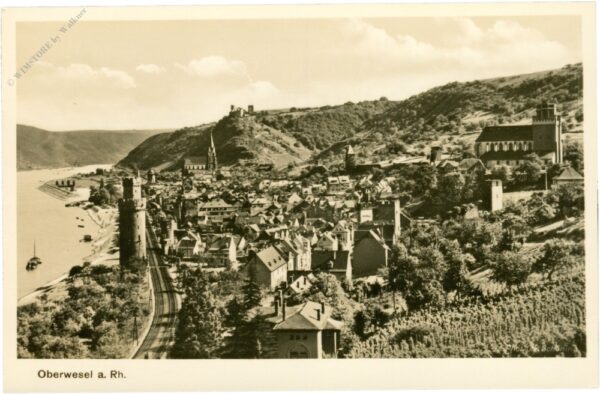 oberwesel am rhein, ansicht