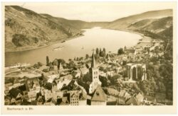 bacharach am rhein, ortsansicht