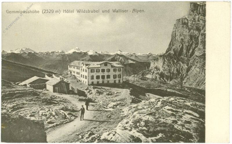 gemmi, gemmipasshöhe,, hotel wildstrubel und walliser alpen gemmi, gemmipasshöhe,, hotel wildstrubel und walliser alpen
