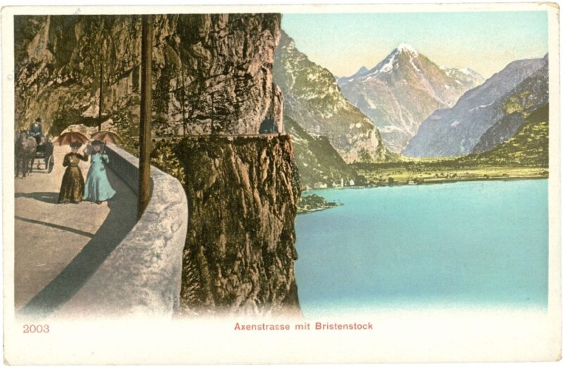 axenstrasse, mit bristenstock axenstrasse, mit bristenstock