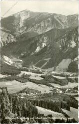 edlach, blick vom kreuzberg auf edlach und hirschwang