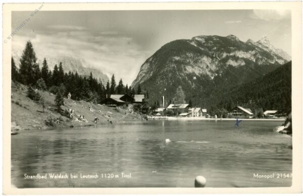 leutasch, strandbad waidach