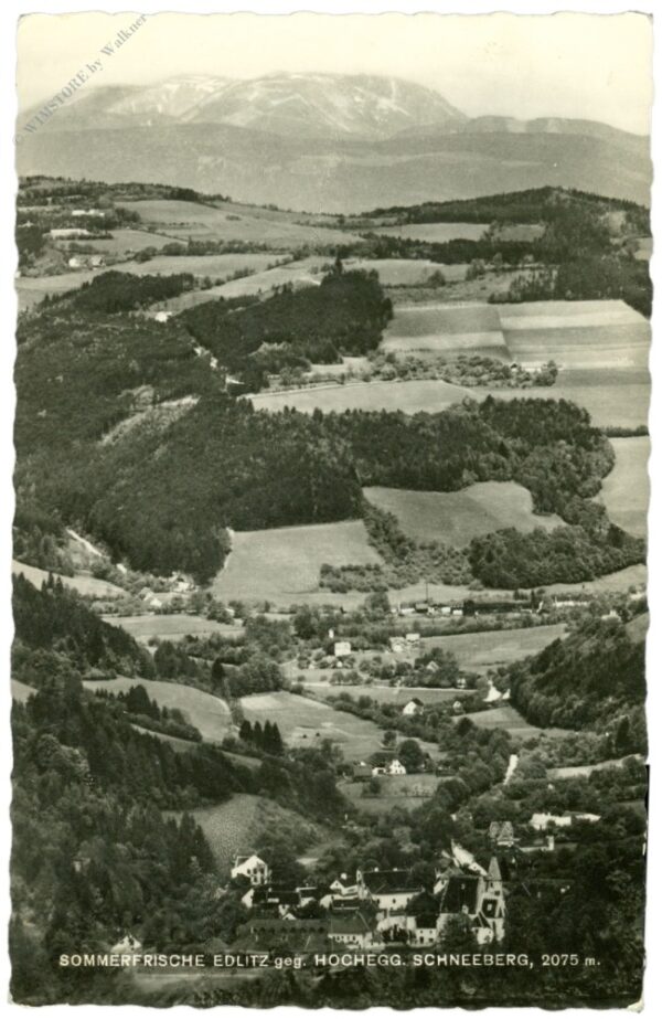edlitz, gegen hochegg, schneeberg