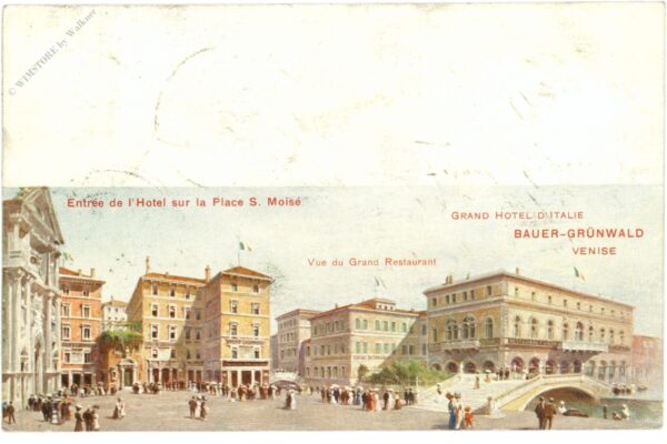 venedig, grand hotel d'italie bauer grünwald