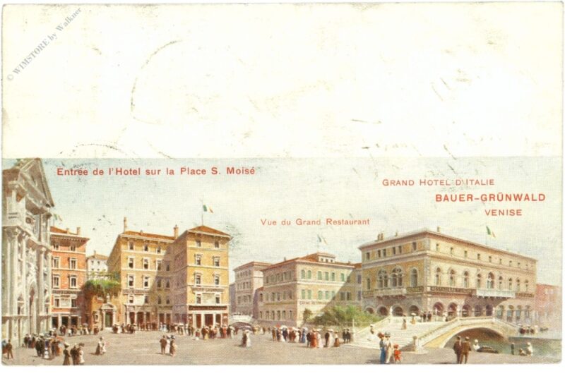 venedig, grand hotel d'italie bauer grünwald
