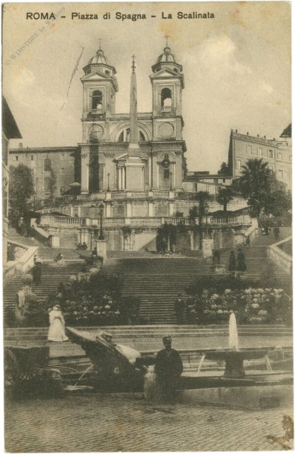 rom, piazza di spagna la scalinata